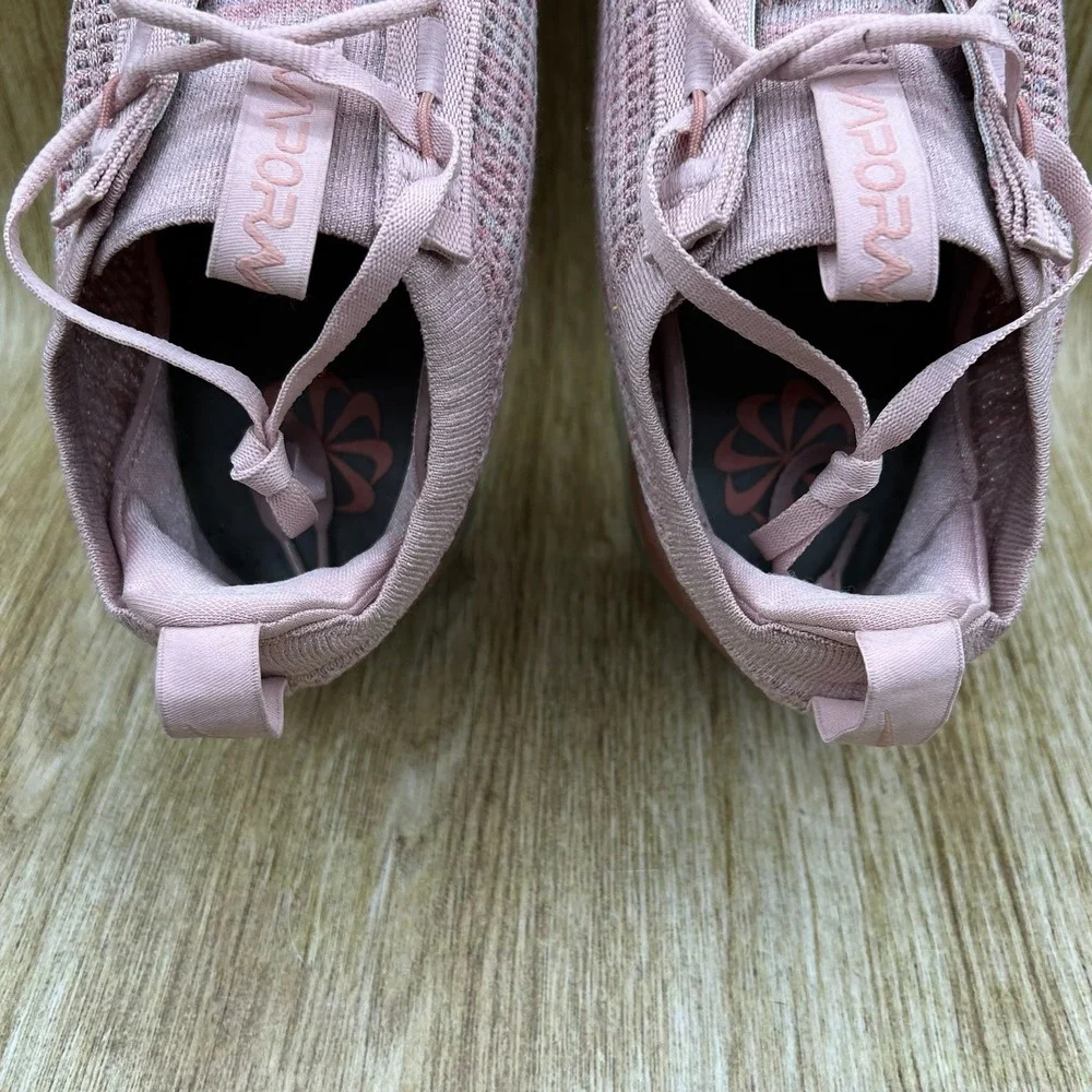 Nike Air VaporMax 2021 Flyknit Mens 10 Womens 11.5 Pink Oxford Rose DJ9975-600 - Picture 5 of 10